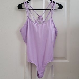 NWT Lavender Fabletics Bodysuit